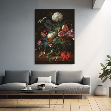 Famous Painting with Flowers